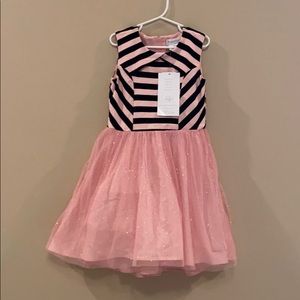 Girls pink and black dress.
